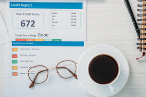 sudden credit score drop and bankruptcy options